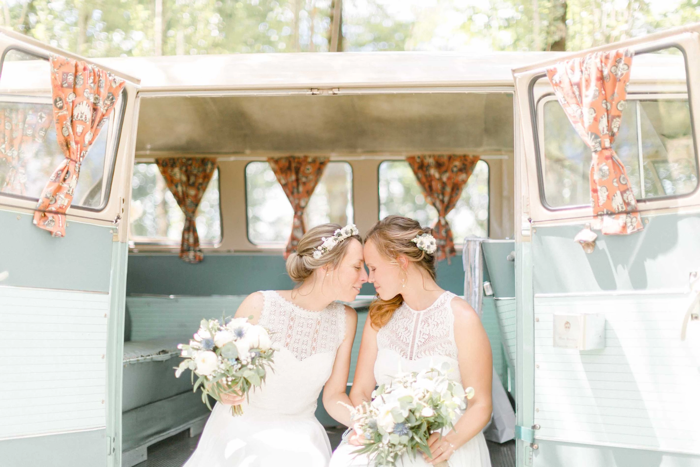 mariage robe bonheur gris couple